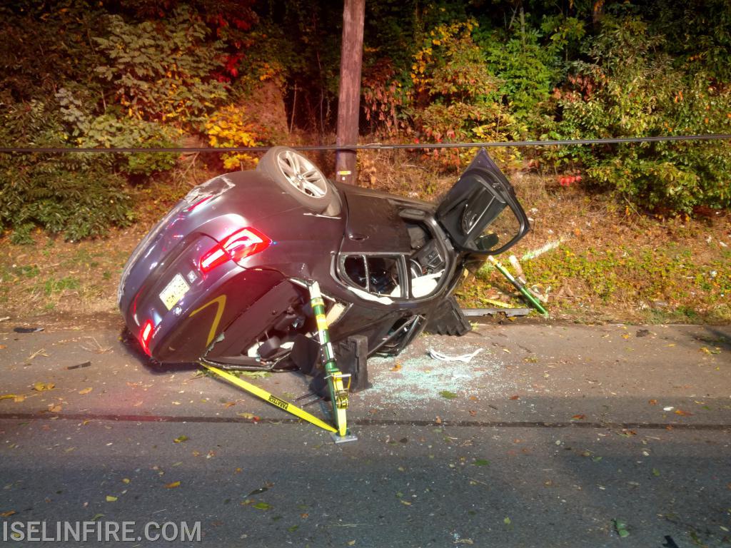 Rollover, Route 27, October 21, 2020.