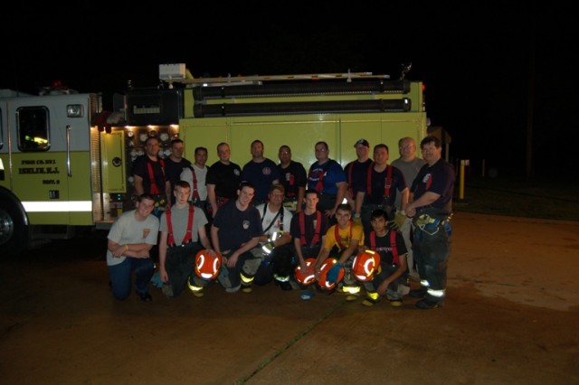 June 22, 2009: Live Burn Drill at the Middlesex County Fire Academy Residential Building.