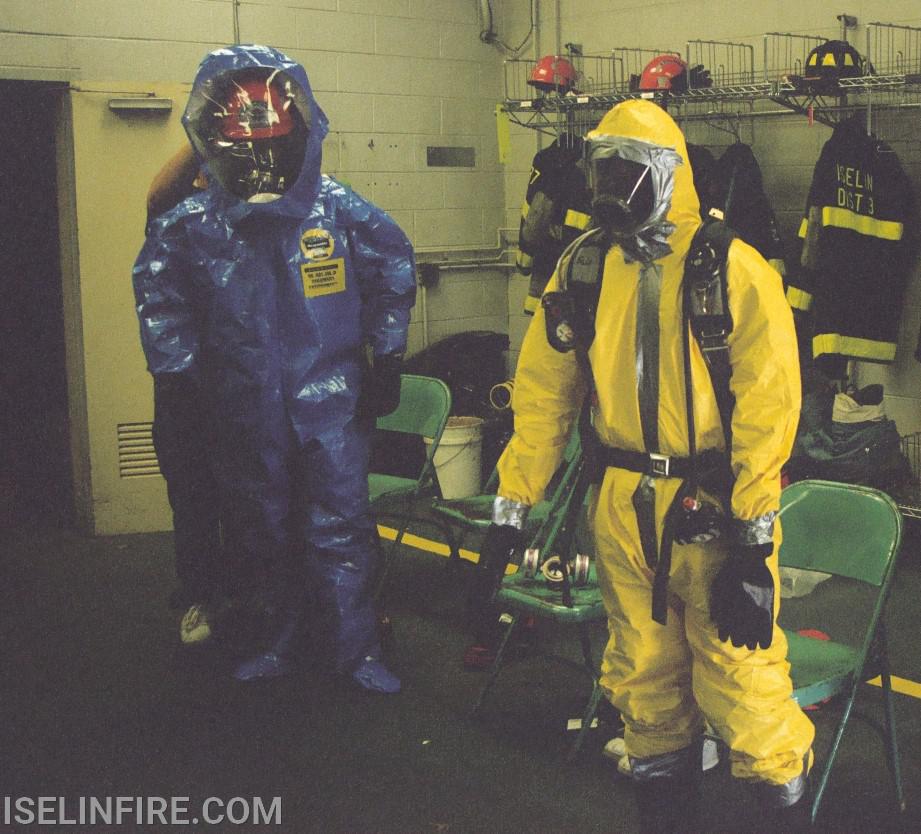 HAZMAT suits, February 2004.