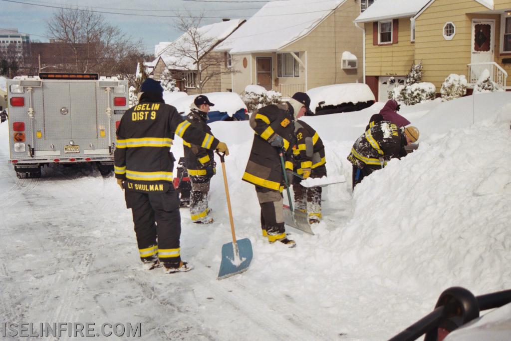 Snow shoveling February 2005.