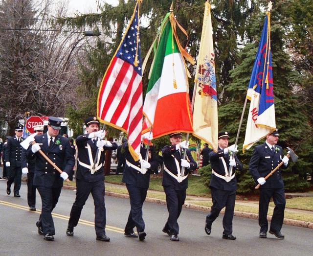 St. Patrick's Day Parade Color Guard March 2006.