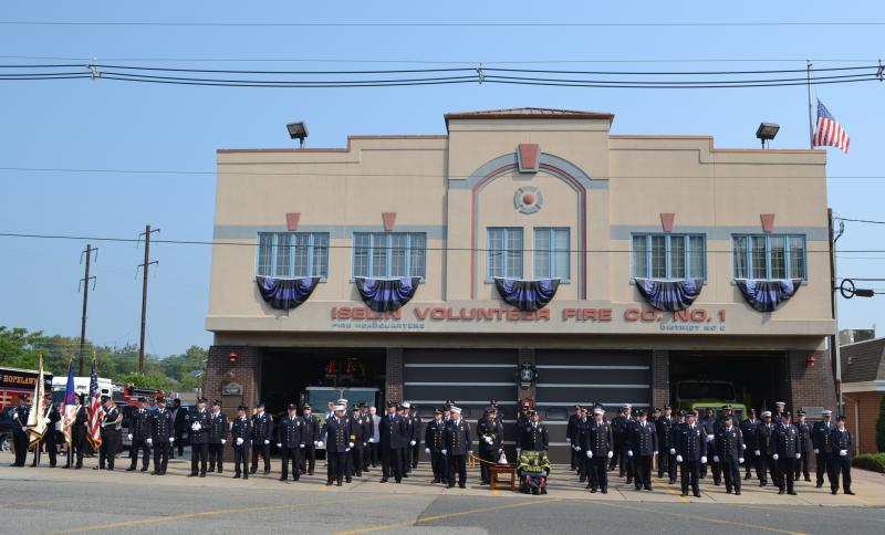 Funeral Services for Ex-Chief Carl S. Christensen, September 3, 2015.