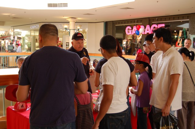 Ex-Chief Christensen at Woodbridge Center Community Day October 4, 2009.