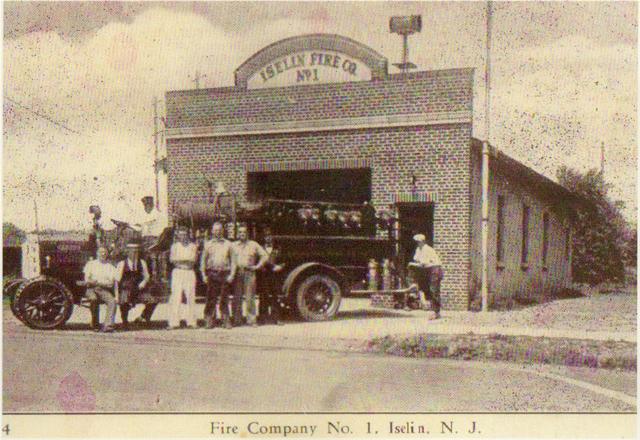 1922 Clinton fire engine at House 1 circa 1935.